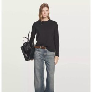 NWOT Massimo Dutti Long Sleeve Cotton Tee